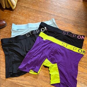 Men's Boxer Briefs - Black, Purple, Light Blue, Yellow